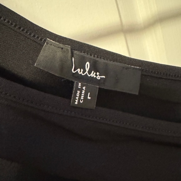 Lulu's Effortless Magnetism Black Ruched One-Shoulder Maxi Dress - Picture 5 of 5